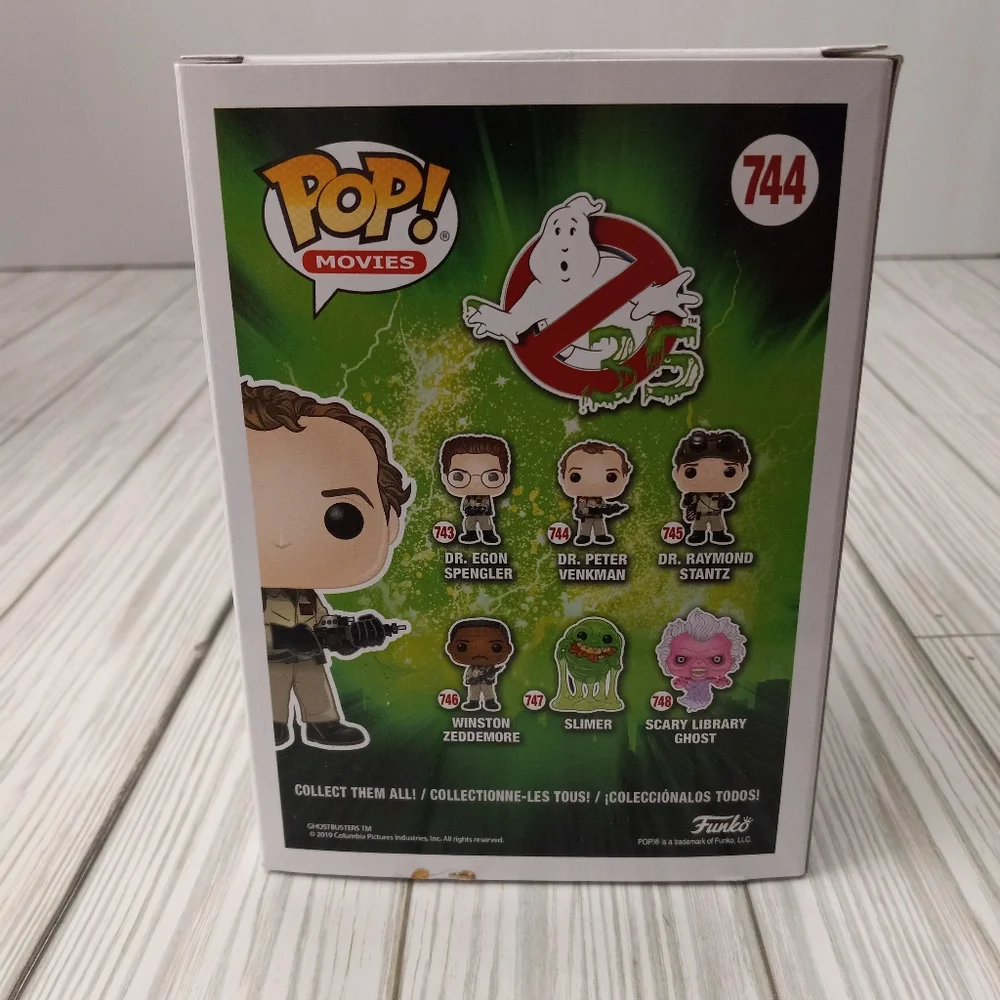Ghostbusters Dr. Peter Venkman Slimed Funko Pop #744